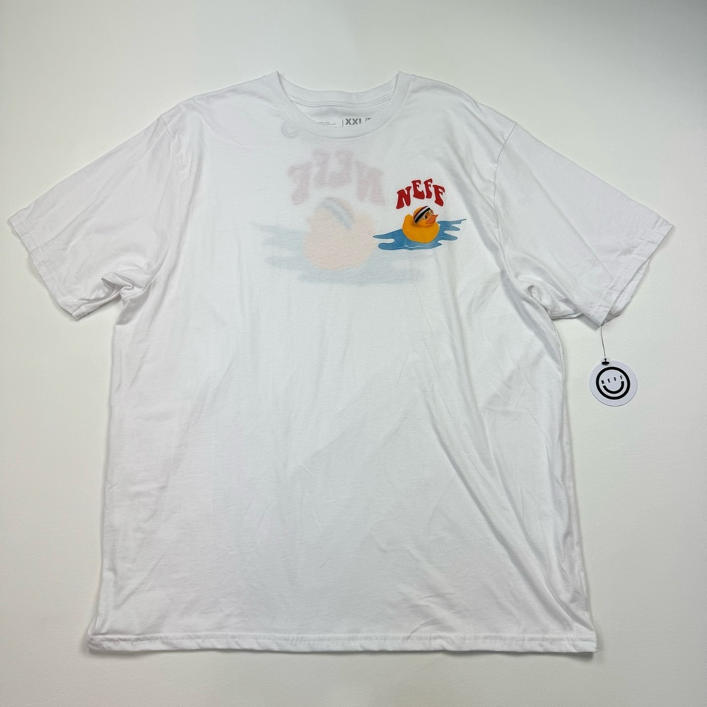 NEW! Men’s Neff Rubber Duck Short Sleeve T-Shirt Size 2XL W/Tags